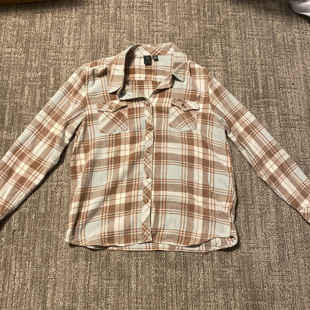 Girls flannel! NEVER WORN! Size 14-16!